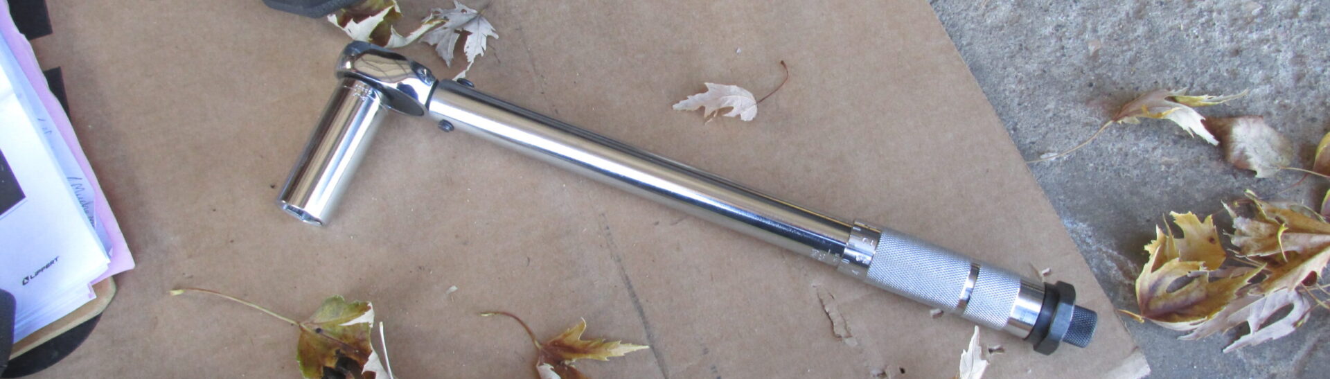 torque wrench resting